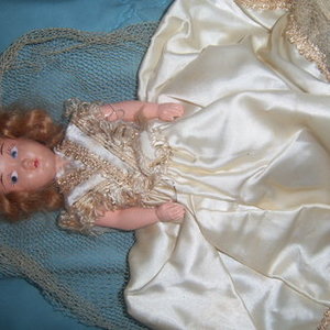 Antique very old DOLL wedding is being swapped online for free