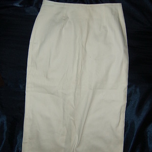 white pencil skirt is being swapped online for free