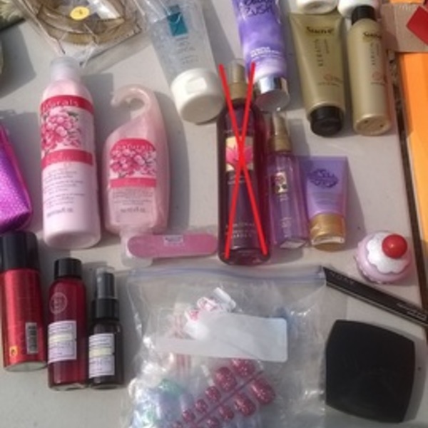 Lot of lotions/sprays/nails is being swapped online for free