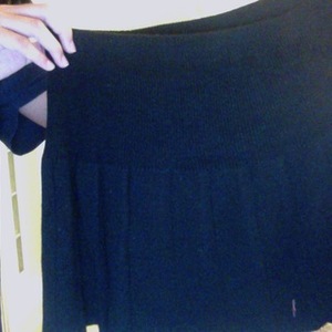 Woven Soft black skater skirt is being swapped online for free