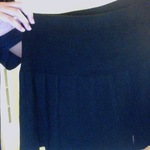 Woven Soft black skater skirt is being swapped online for free