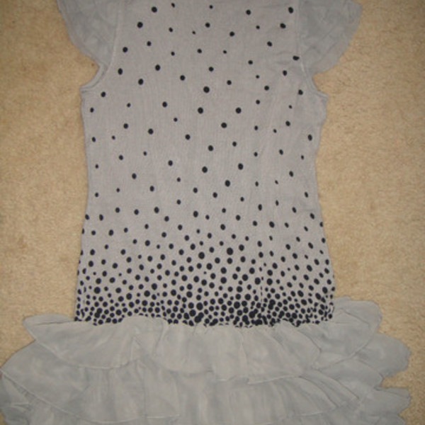NWT Forever 21 Limited Edition Knit Dot dress with ruffle trim size is being swapped online for free