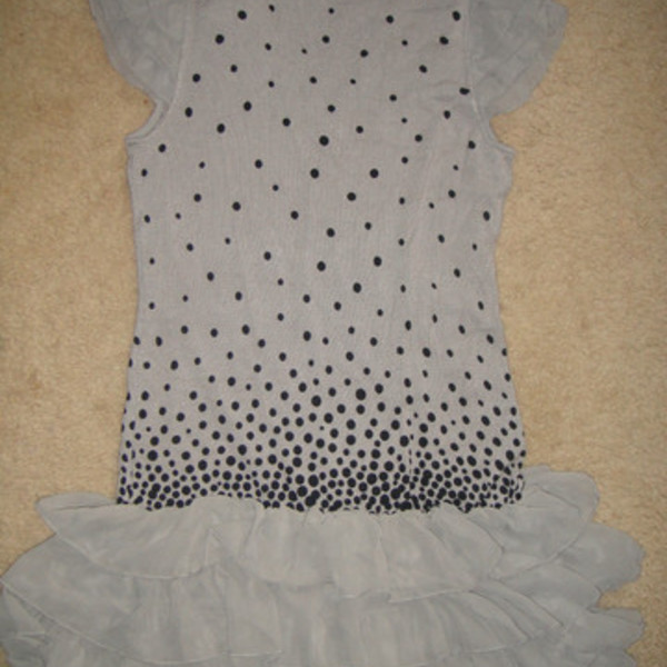 NWT Forever 21 Limited Edition Knit Dot dress with ruffle trim size is being swapped online for free