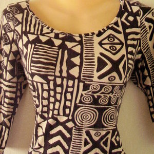 aztec print minidress m is being swapped online for free