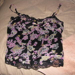 small beaded top is being swapped online for free