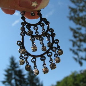 Rhinestone Dangle Earrings is being swapped online for free