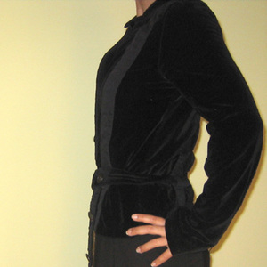 Black Velvet Jacket - Small is being swapped online for free