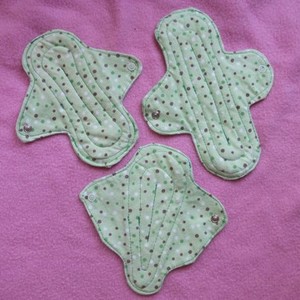 Reusable Menstrual Cloth Pads - different lots here with Panty Liners Sets is being swapped online for free