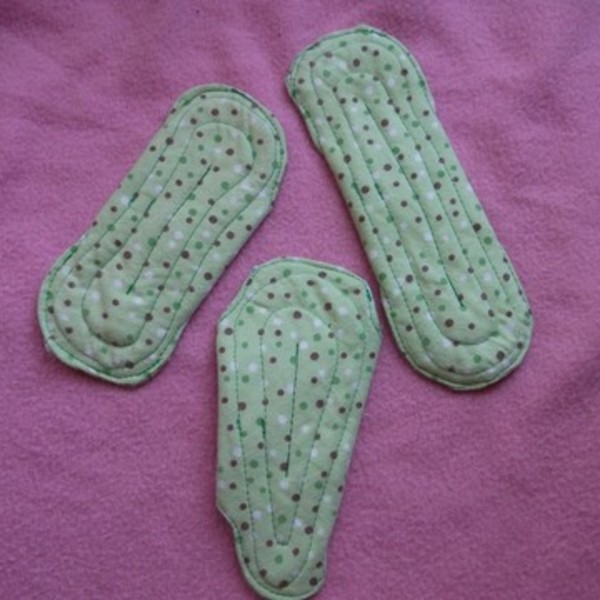 Reusable Menstrual Cloth Pads - different lots here with Panty Liners Sets is being swapped online for free