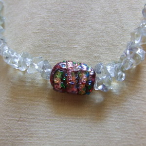 Hand-Made Bead Necklace Glass is being swapped online for free