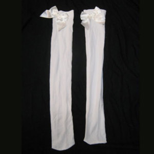 White Thigh High Socks is being swapped online for free