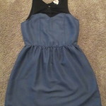 Blue and Black Soft Cotton Rocker Dress is being swapped online for free