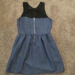 Blue and Black Soft Cotton Rocker Dress is being swapped online for free