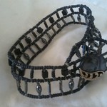 Handmade Black Beaded Bracelet is being swapped online for free