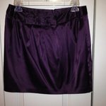 NWOT Purple Satin Bow Skirt is being swapped online for free