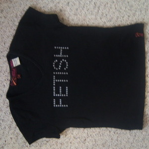 MEDIUM black FETISH tee top is being swapped online for free