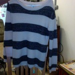 B/w striped sweater-F21 is being swapped online for free