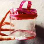 Pink beauty case/makeup bag is being swapped online for free