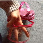 Pink beauty case/makeup bag is being swapped online for free