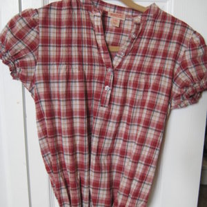 plaid blouse by target is being swapped online for free