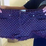 Maroon dotted ROXY shorts is being swapped online for free