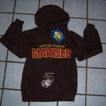NEW brown MARINES sweatshirt is being swapped online for free