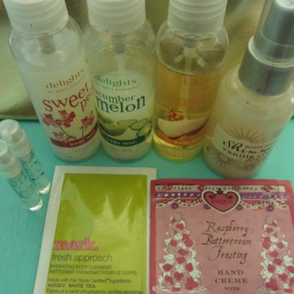 body sprays and samples is being swapped online for free