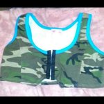 Camo Crop Top/Bustier is being swapped online for free