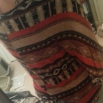 tribal print top is being swapped online for free