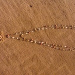 Beaded Necklace W/flower pendant  is being swapped online for free