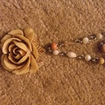 Beaded Necklace W/flower pendant  is being swapped online for free