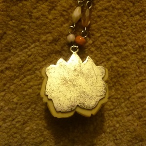 Beaded Necklace W/flower pendant  is being swapped online for free