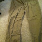 Men's khakis 34x34 is being swapped online for free