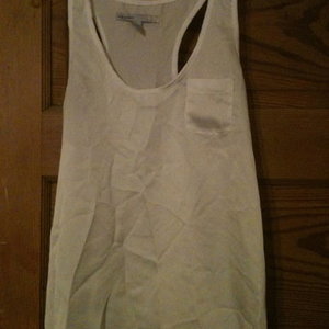 White Old Navy Shiny Tank is being swapped online for free