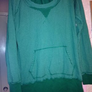 Green polka dot hoodie  is being swapped online for free