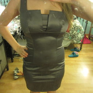 Grey cocktail dress is being swapped online for free