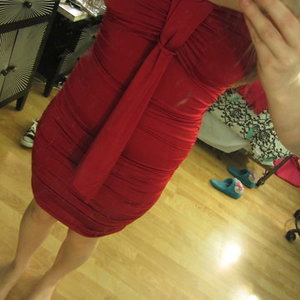 Red party/club dress is being swapped online for free