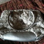 Buckle Brand lace and silver purse is being swapped online for free