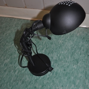 black desk reading lamp is being swapped online for free