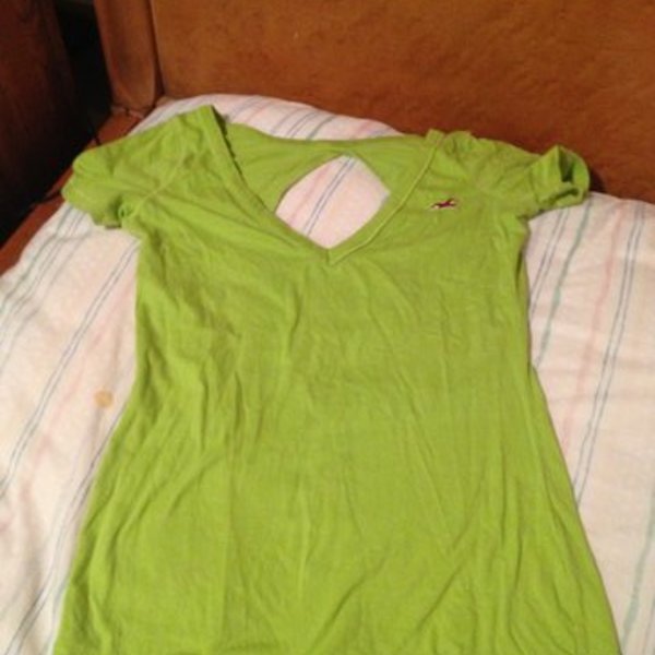 Hollister V neck with open back  is being swapped online for free