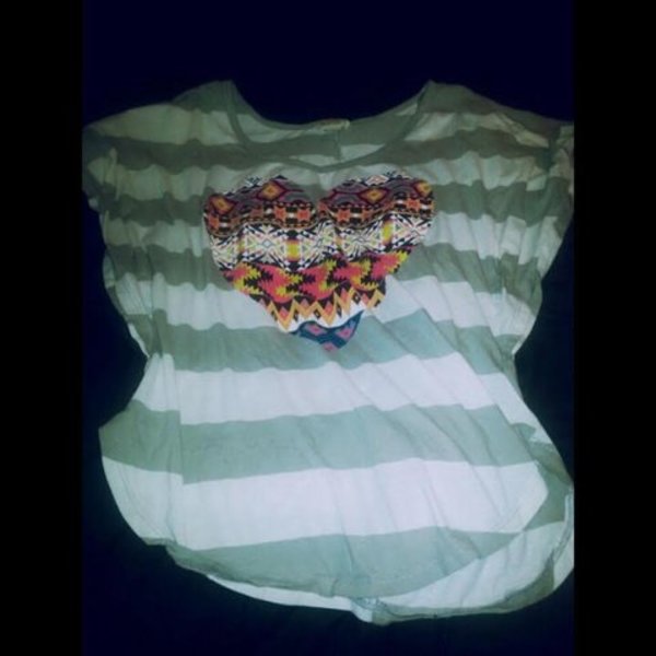 Tribal heart batwing top is being swapped online for free