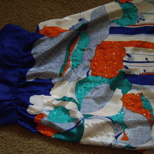 royal blue dress (S) is being swapped online for free
