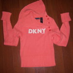 Small DKNY sweater with unique neck is being swapped online for free
