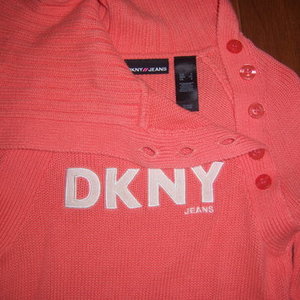 Small DKNY sweater with unique neck is being swapped online for free