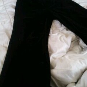 NWT 12P Velvety Black Pants is being swapped online for free