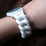 NY&C white jelly watch is being swapped online for free