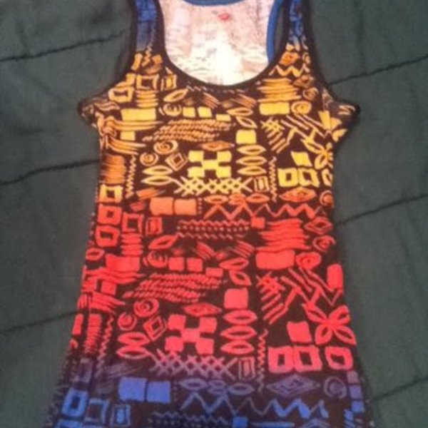 Cute tribal tank top is being swapped online for free