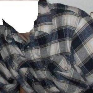 plaid blue n white Long sleeve Shirt is being swapped online for free