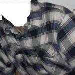 plaid blue n white Long sleeve Shirt is being swapped online for free