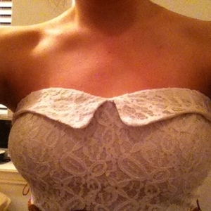 Lace and Blue Floral Dress! is being swapped online for free